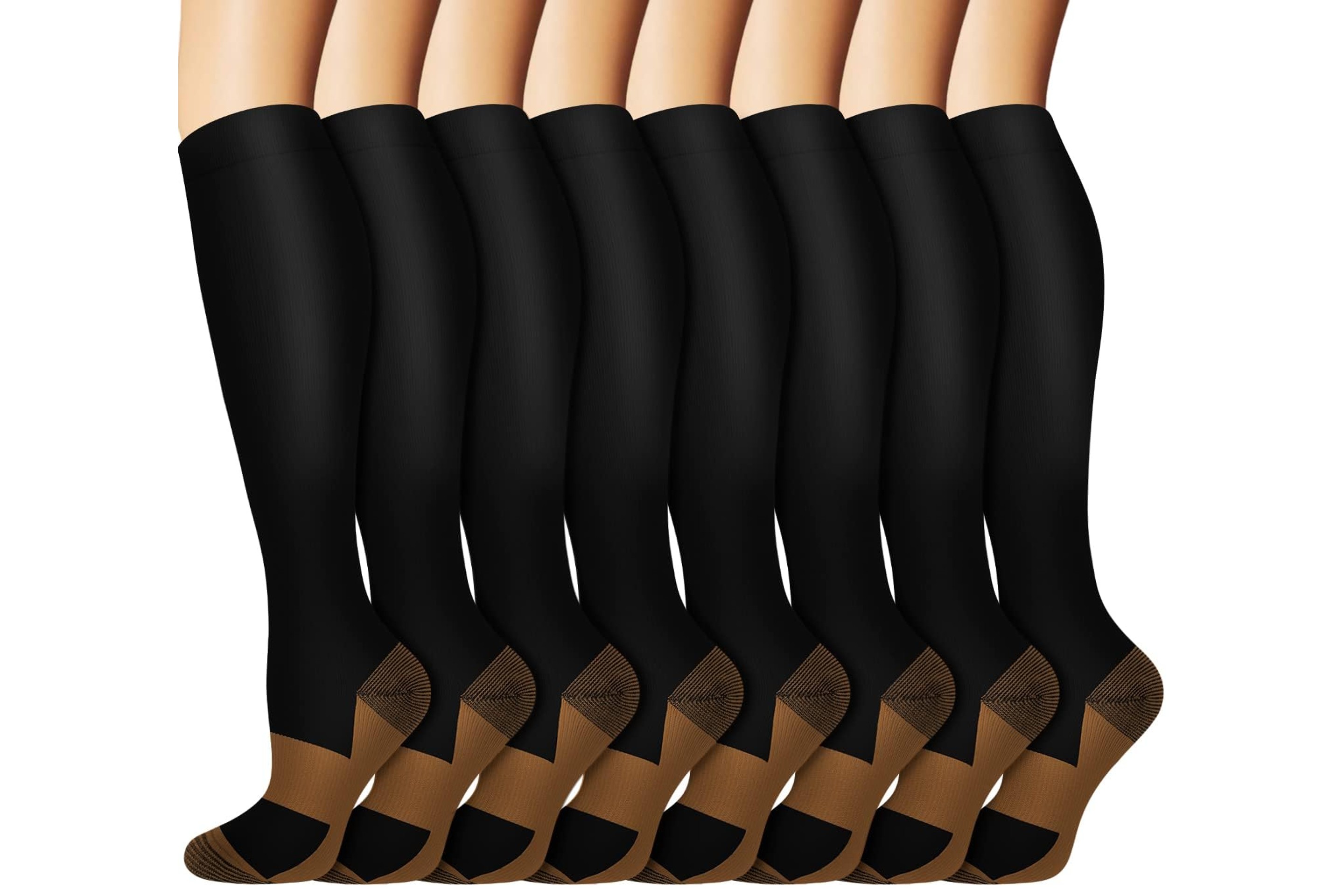 Sooverki Graduated Copper Compression Socks for Men