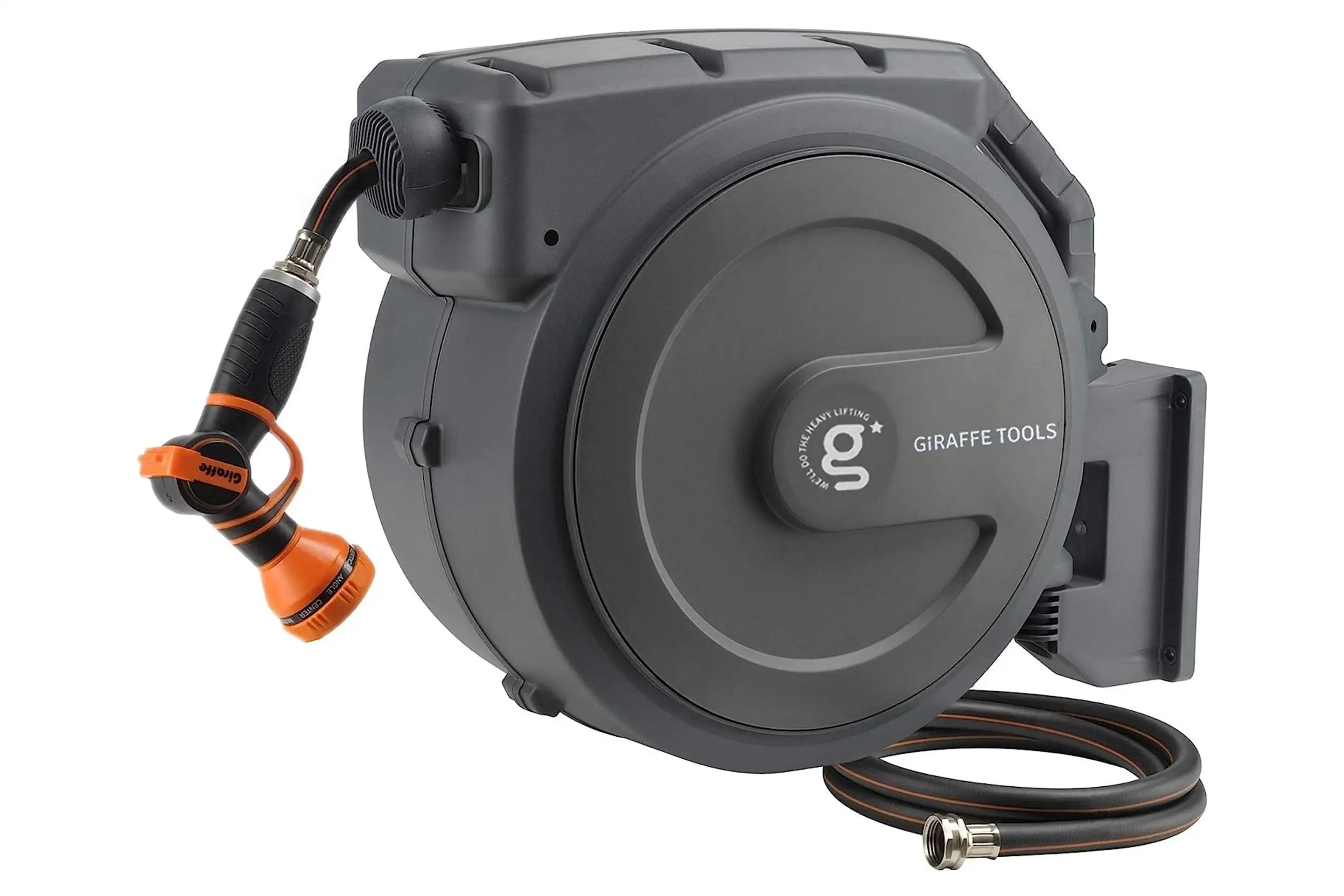 Giraffe Tools Retractable Garden Hose Reel