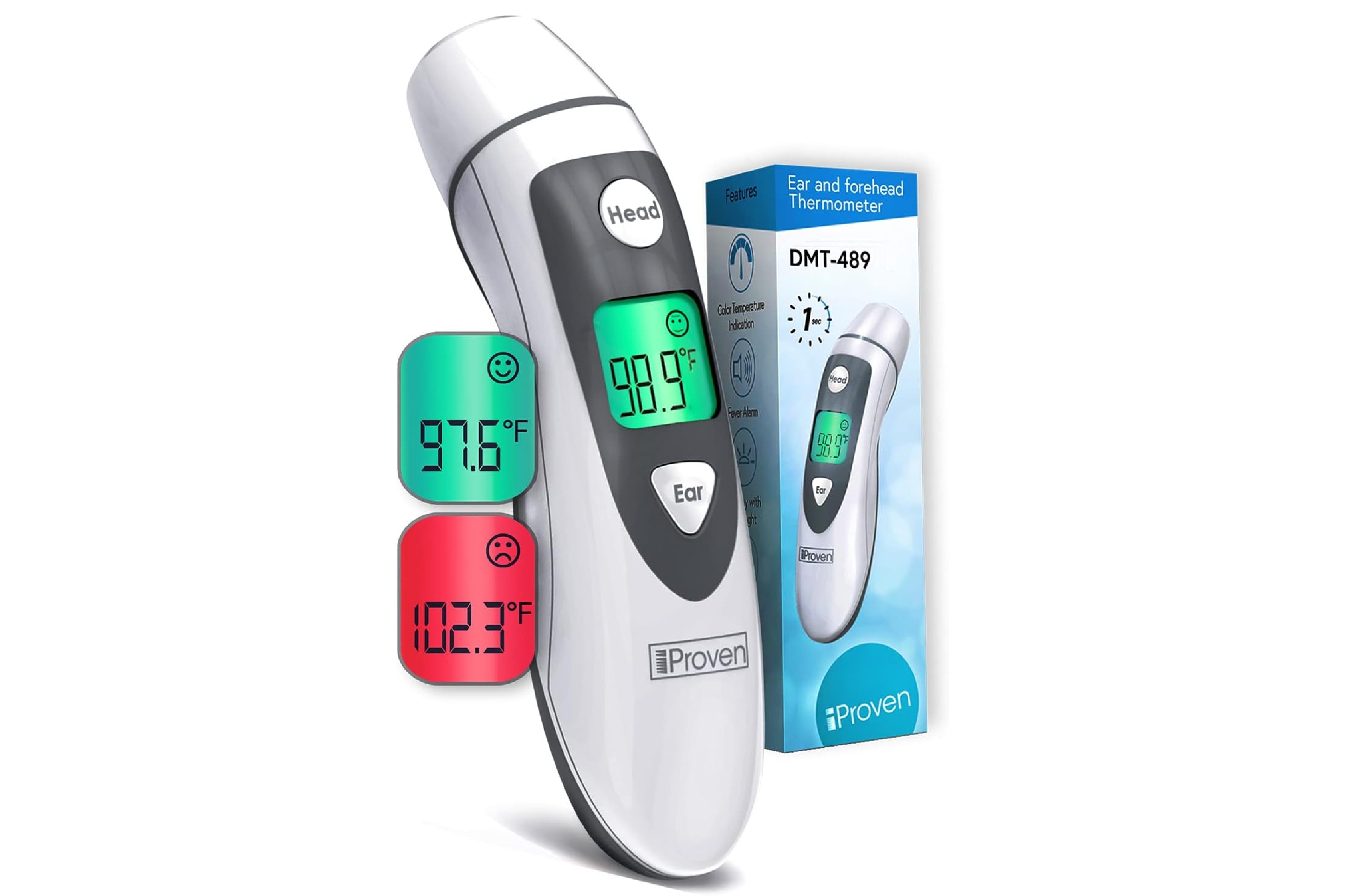 Infrared Forehead and Ear Thermometer: non Contact Thermometers