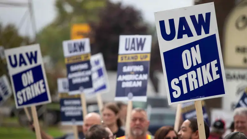 UAW union on strike