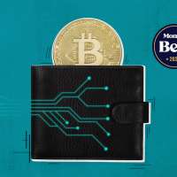 Wallet With Bitcoin Popping Out Of it